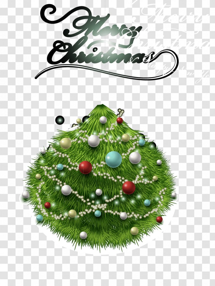 Christmas Tree Art - Beautifully WordArt Vector Transparent PNG