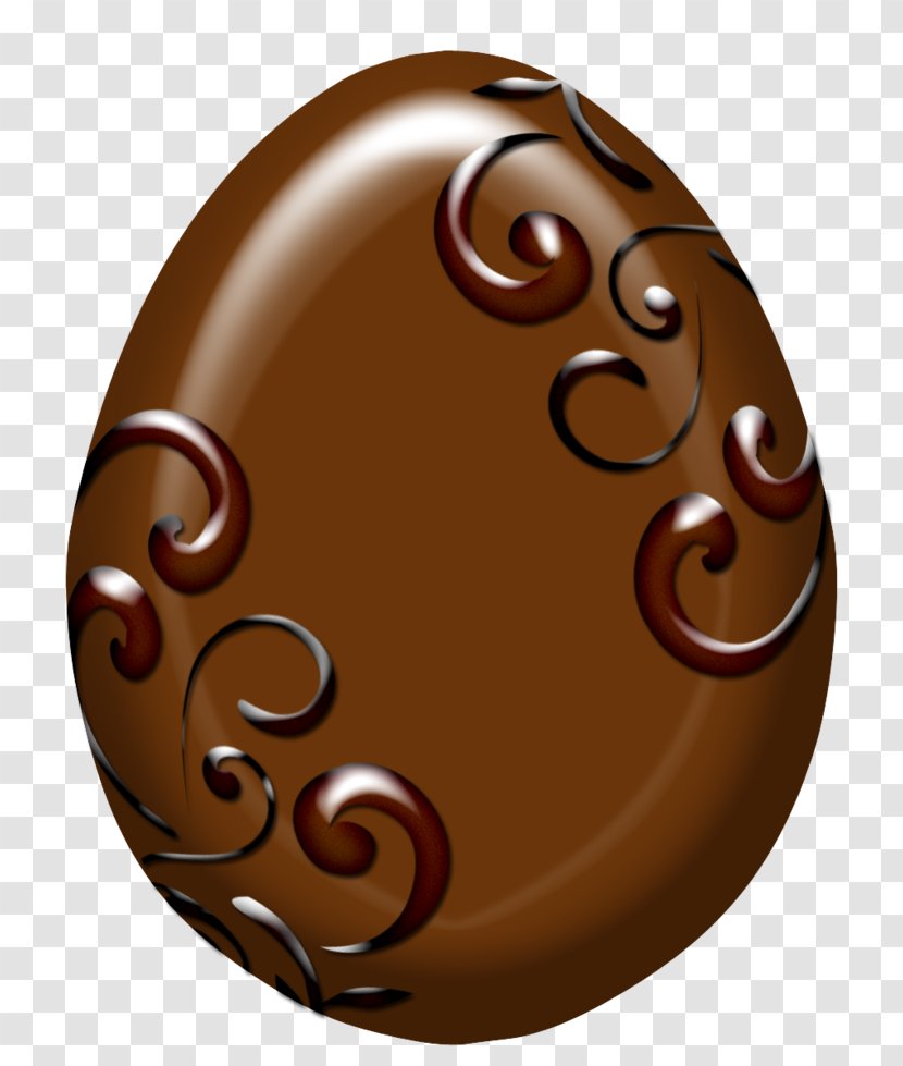 Easter Bunny Egg Clip Art - Chocolate Background Transparent PNG