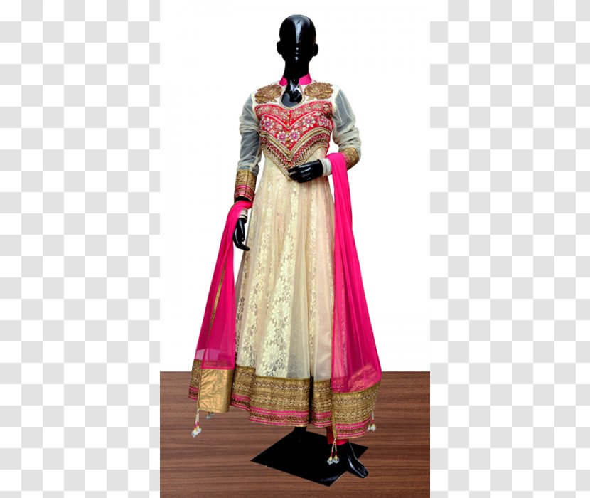 Churidar Dupatta Shalwar Kameez Suit Chiffon - Costume Design - Upscale Men's Clothing Accessories Border Texture Transparent PNG