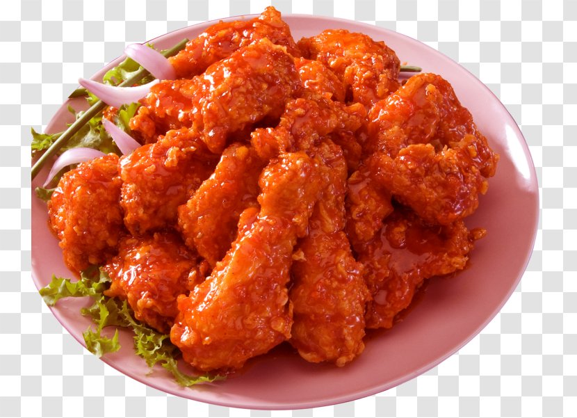 Chicken 65 Sweet And Sour Sauces General Tso's - Meat - Vector Transparent PNG