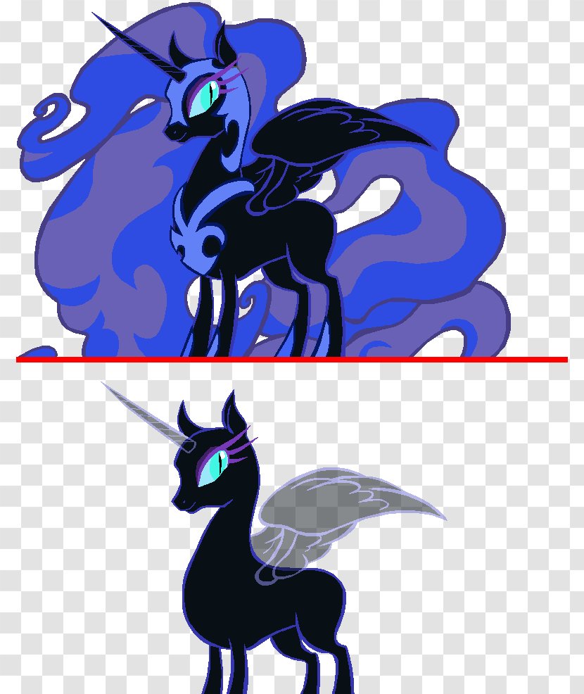 Princess Luna My Little Pony Rarity Winged Unicorn - Vertebrate - Monday Evils Transparent PNG