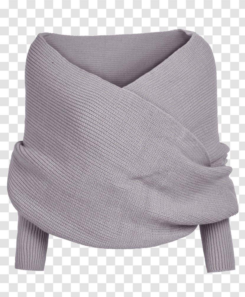 Sweater Knitting Shirt Neckline Crop Top - Fashion Transparent PNG