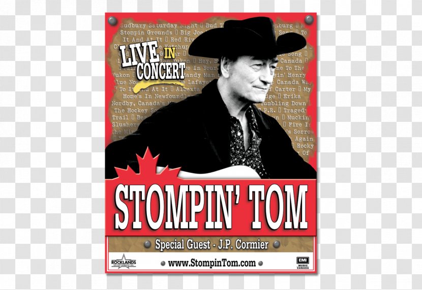 Poster The Ballad Of Stompin' Tom Horseshoe Tavern Yodeling - Singing - Design Transparent PNG