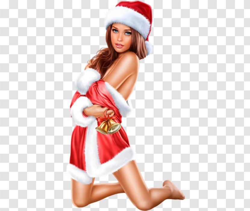 Mrs. Claus Woman The Night Before Female - Frame Transparent PNG