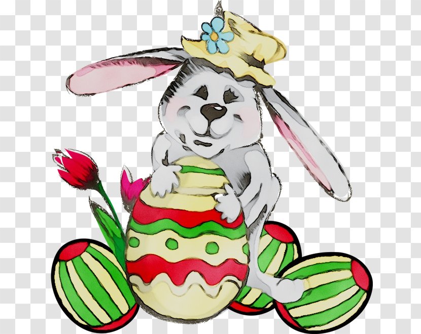 Easter Bunny Clip Art Christmas Ornament Flower - Egg - Plants Transparent PNG