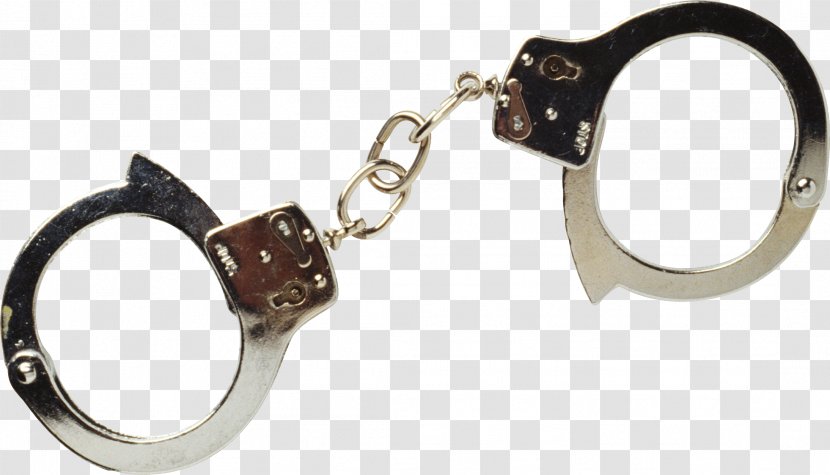 Handcuffs Electroshock Weapon Federal Law «On The Police» Baton - Keychain Transparent PNG