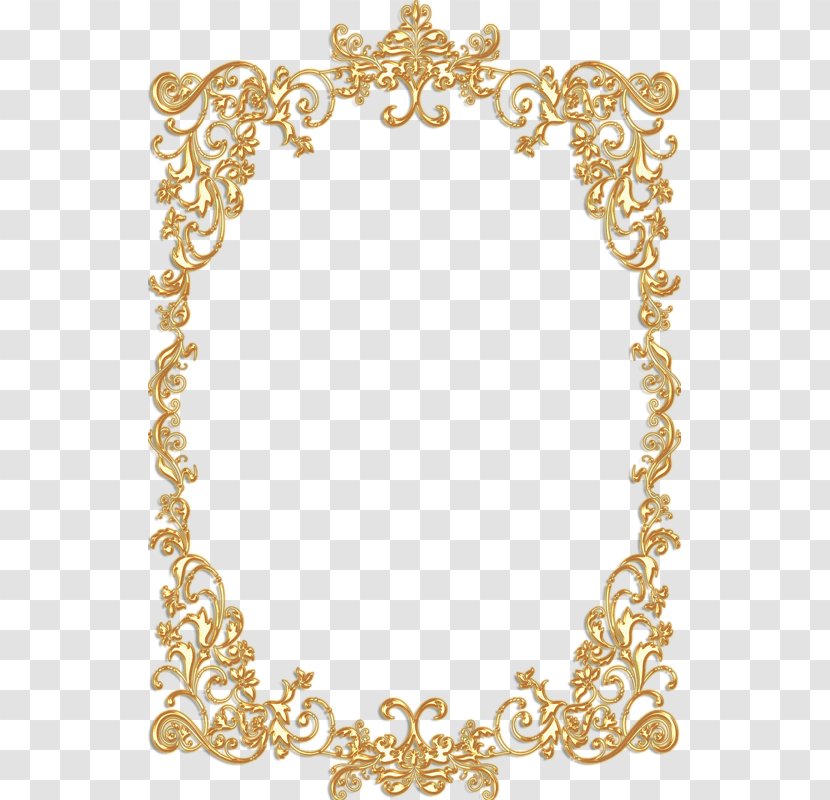 Picture Frames Gold Vintage Ornament Clip Art - Islamic Frame Transparent PNG