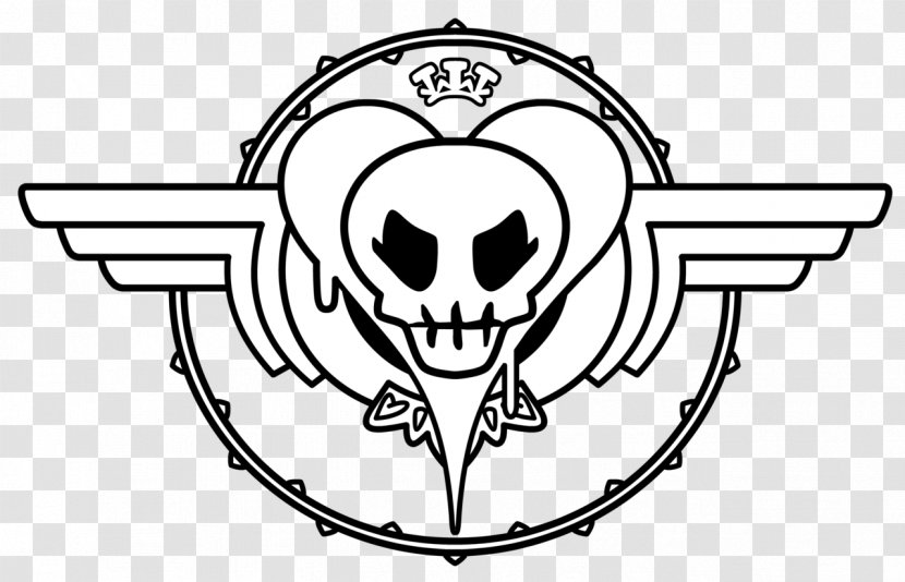 Skullgirls Logo Line Art Clip - Bone - Axe Transparent PNG