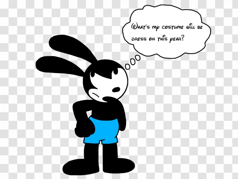 Oswald The Lucky Rabbit Halloween Costume Silhouette Transparent PNG