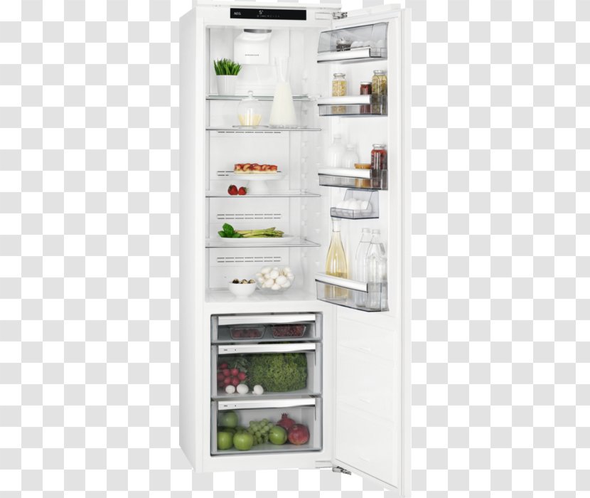 Refrigerator AEG Home Appliance Larder Freezers - Frigo Transparent PNG
