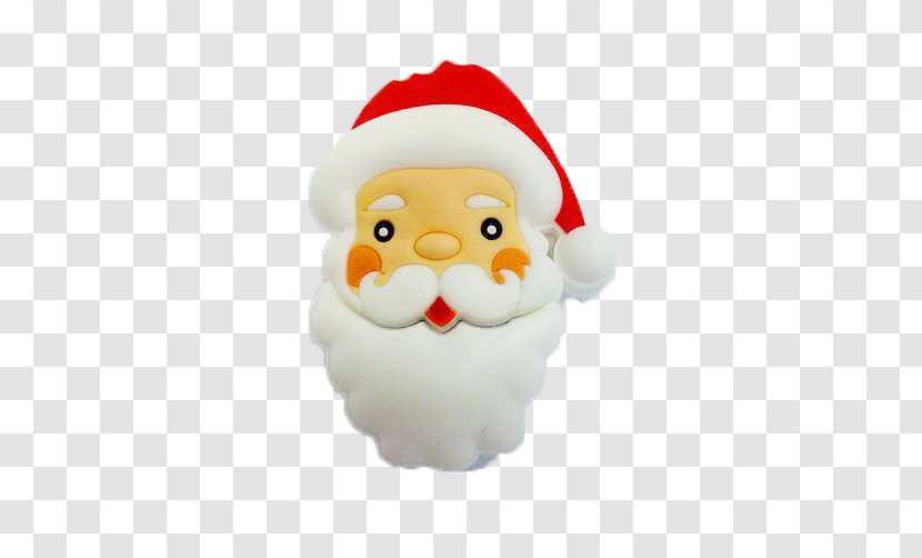 Santa Claus Christmas Ornament Beard - New Year - Biscuits Figure Transparent PNG