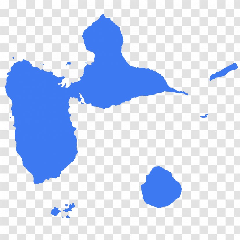 Guadeloupe Vector Map Royalty-free - Area Transparent PNG