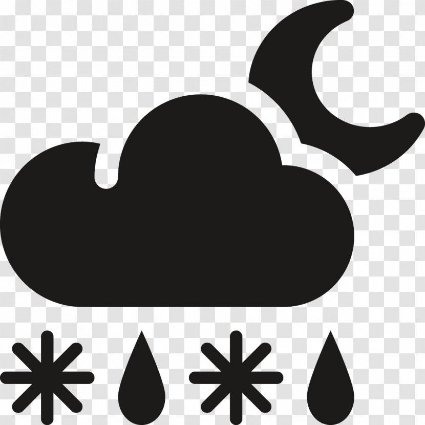 Snowflake Cloud - Royaltyfree - Weather Transparent PNG