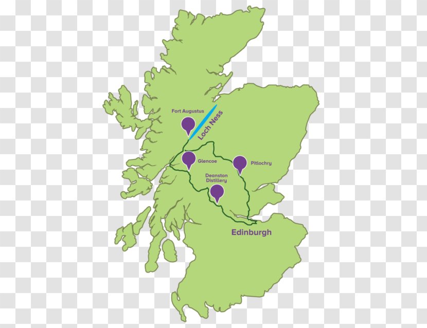 Scotland Vector Map Blank Transparent PNG