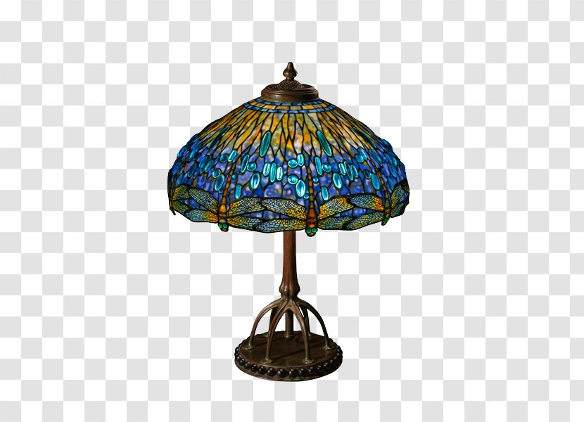 New-York Historical Society Dragonfly Glass Adoption Wisteria Table Lamp Transparent PNG