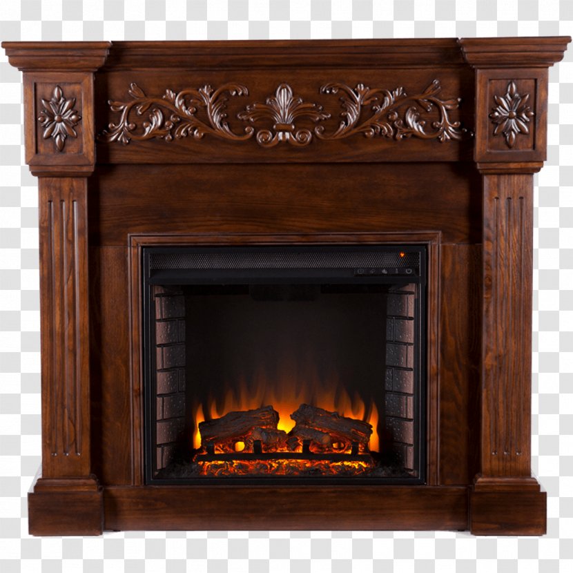 Electric Fireplace Mantel Fire Screen Firebox - Room - Chimney Transparent PNG