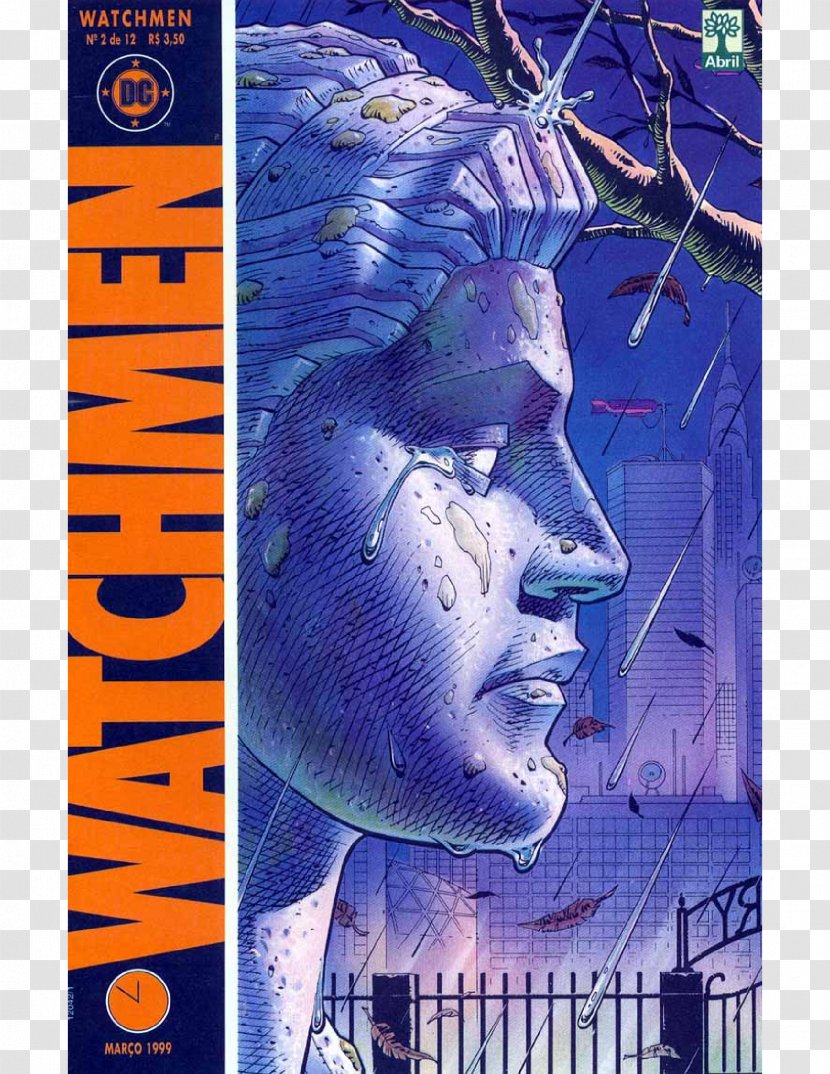 Watchmen: The End Is Nigh Edward Blake Watching Watchmen Comic Book - Peacemaker - Electric Blue Transparent PNG