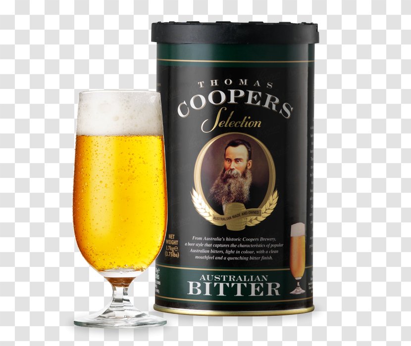 Coopers Brewery Beer Bitter Pilsner Ale - Pint Us Transparent PNG
