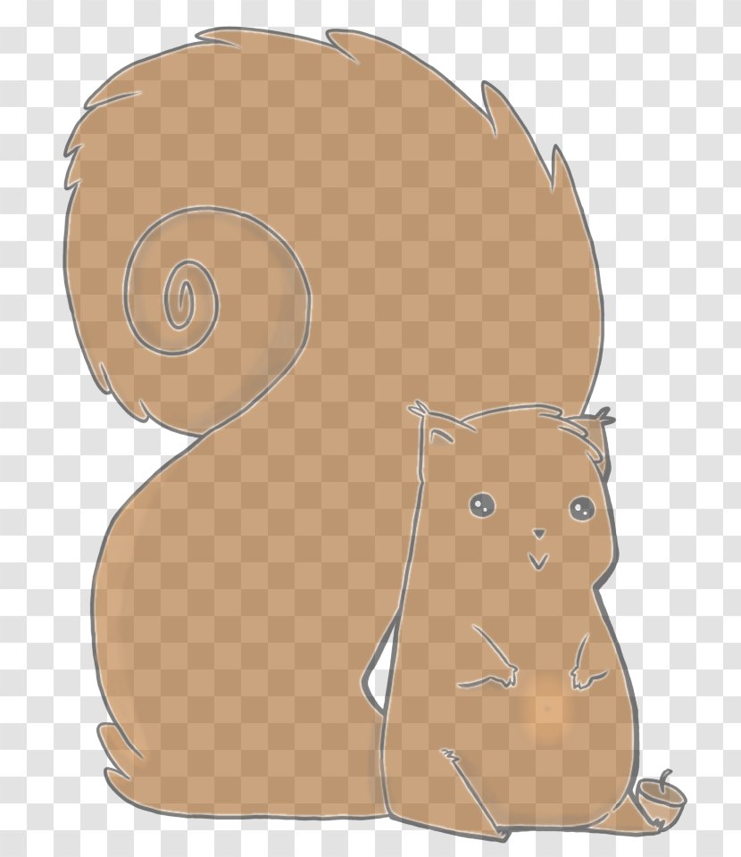 Cartoon Head Groundhog Nose Clip Art - Brown Bear Transparent PNG