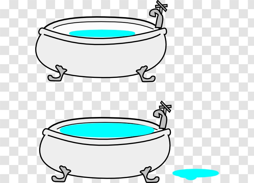 Clip Art Baths Bathroom Hot Tub Image - Toilet - Glass Half Full Transparent PNG