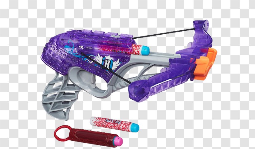 Nerf Blaster Toy Lojas Americanas Crossbow - Purple - Target Soft Gun Suit Transparent PNG