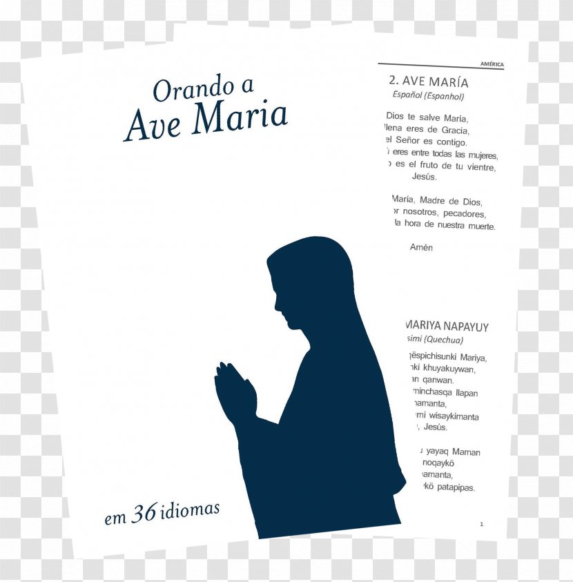 AVE Bird Prayer Web Page English - Titulo Transparent PNG