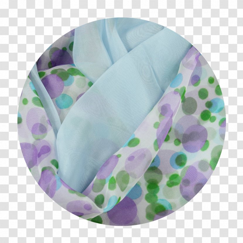 Turquoise - Violet - Blue Silk Transparent PNG