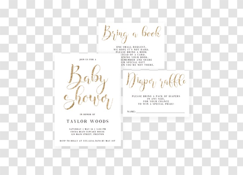 Wedding Invitation Baby Shower Infant Diaper Gift - Invitations Transparent PNG