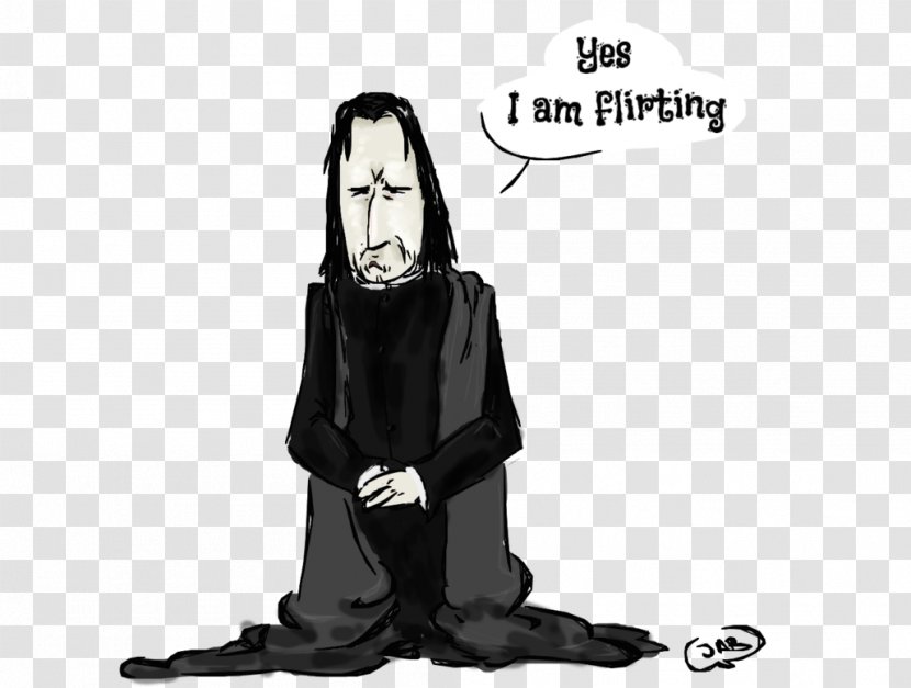 Character Fiction White Font - Fictional - Professor Severus Snape Transparent PNG