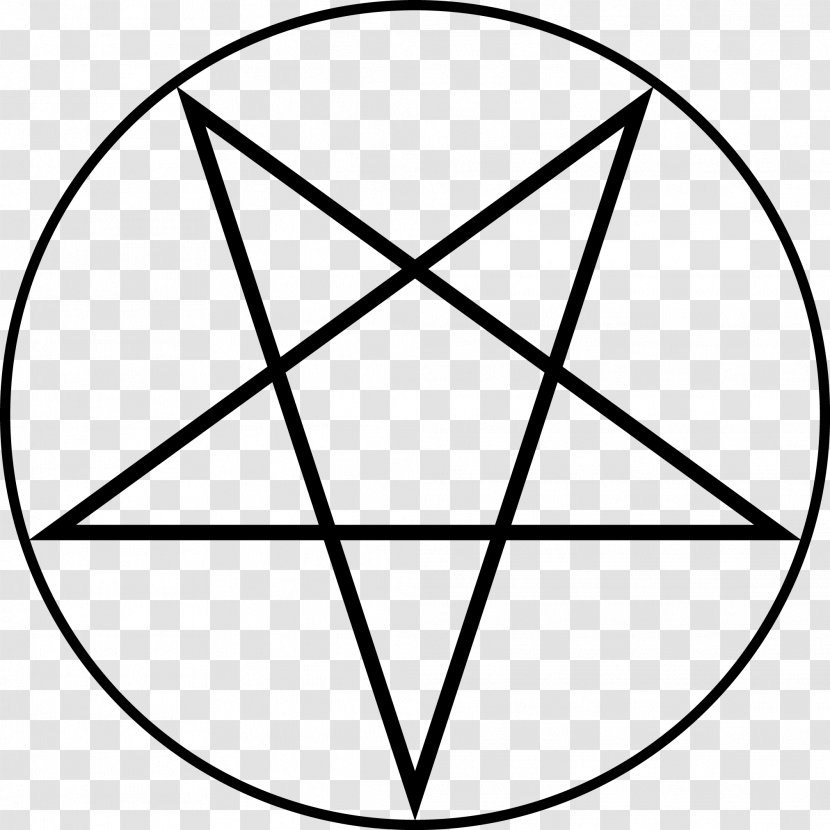 Pentagram Cross Of Saint Peter Satanism Pentacle Baphomet - Area Transparent PNG