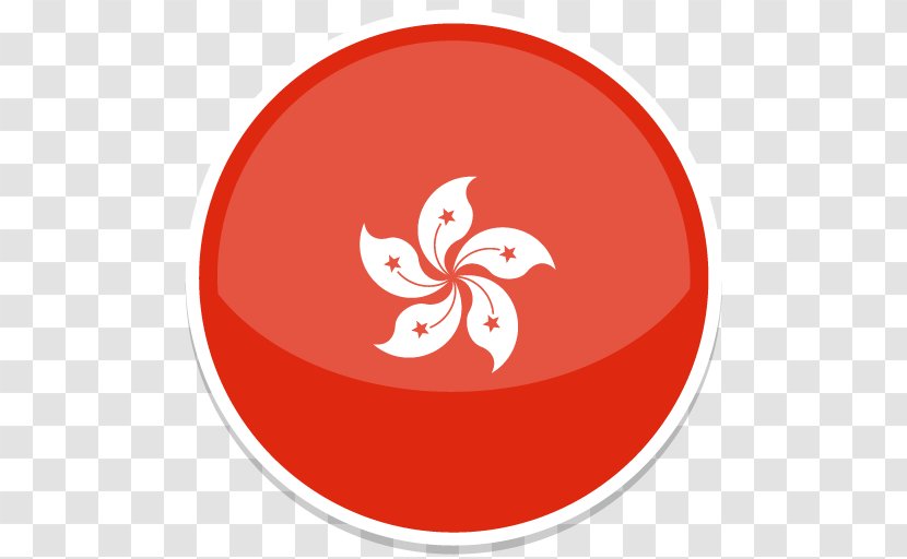 Flower Symbol Circle Font - Hong Kong Transparent PNG