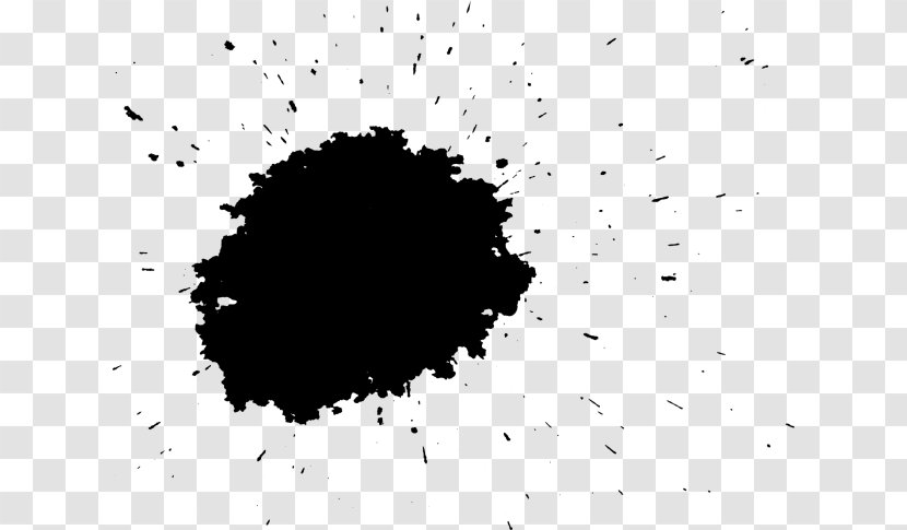 Stain Ink Desktop Wallpaper Pen - Black Transparent PNG