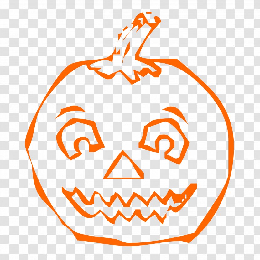 Pumpkin Drawing. - Head - Food Transparent PNG