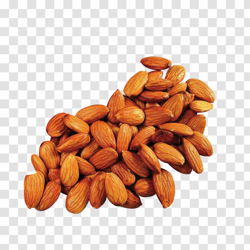 Apricot Kernel Almond Cooking Oil - Eating - A Pile Of Almonds Transparent PNG