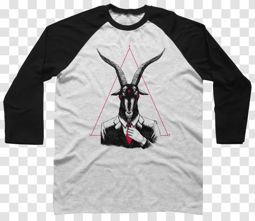 T-shirt Raglan Sleeve Clothing - Design By Humans - Satan Transparent PNG