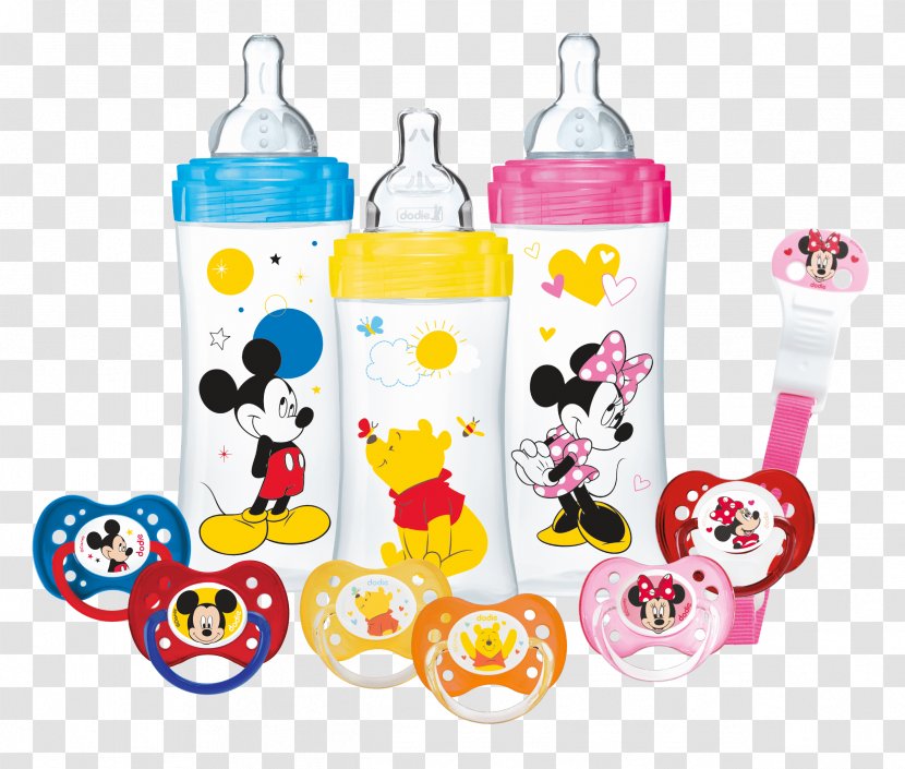 Baby Bottles Lollipop Child Pacifier Mickey Mouse - Colic - Lot Transparent PNG