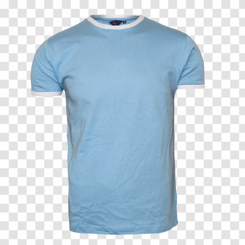 T-shirt Neck Product - Azure - Masters Clothing Transparent PNG