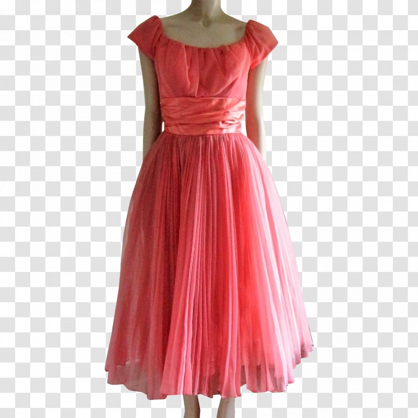Cocktail Dress Party Formal Wear - Magenta - Chiffon Transparent PNG
