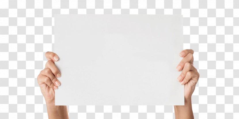 Stock Photography Paper Royalty-free - Thumb - Holding Transparent PNG