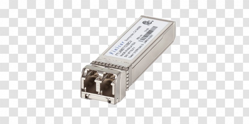 10 Gigabit Ethernet Small Form-factor Pluggable Transceiver Interface Converter - Sfp - Finisar Transparent PNG