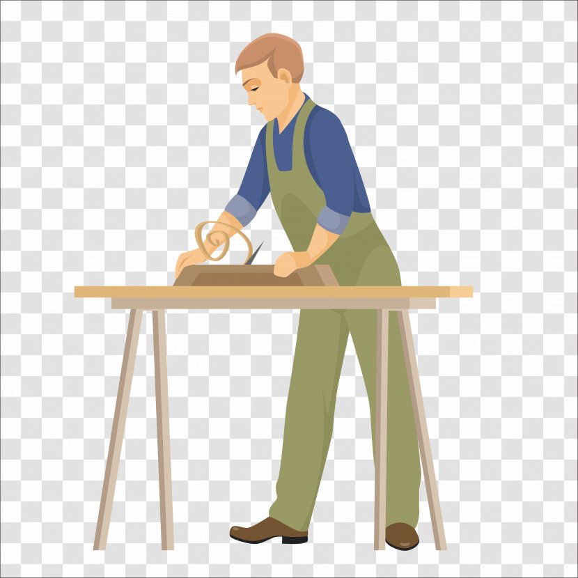Euclidean Vector Profession Drawing Illustration - Watercolor - Flat Bucket Carpentry Transparent PNG