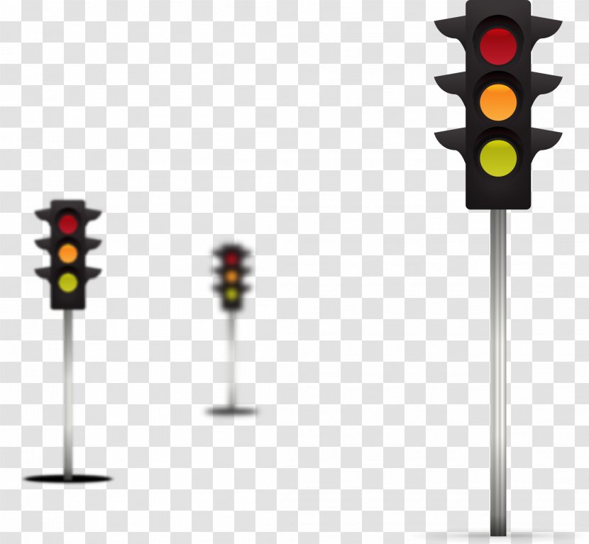 Traffic Light Download Signal - Yellow - Vector Lights Transparent PNG