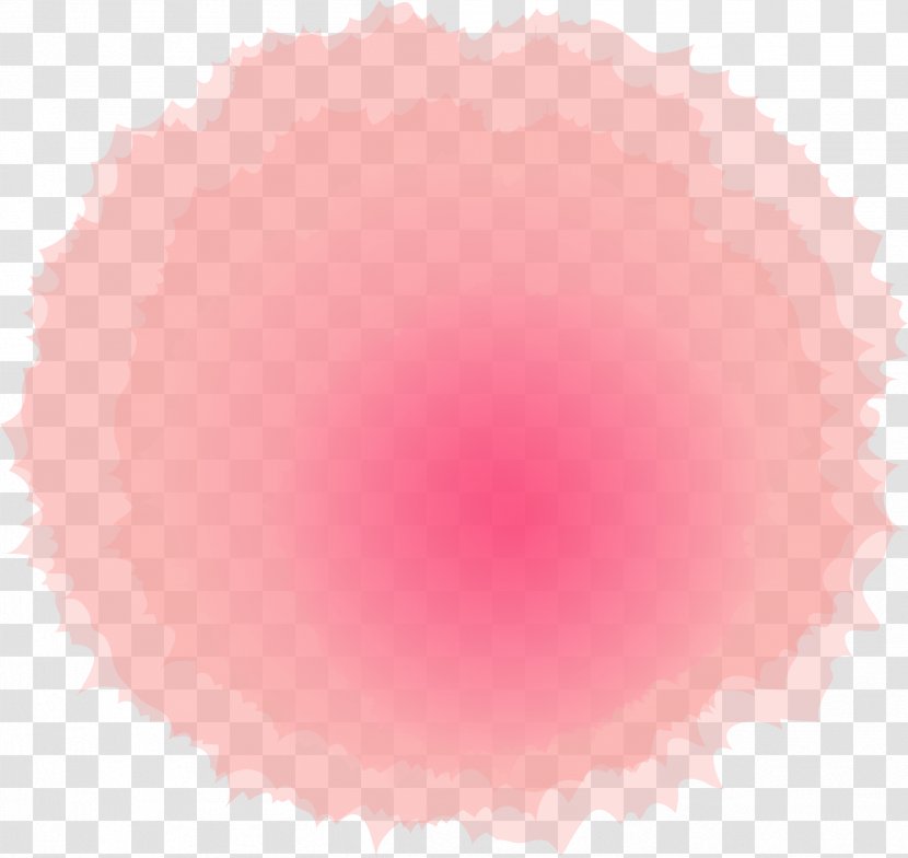 Circle Lip Pattern - Peach - Creative Pink Graffiti Transparent PNG