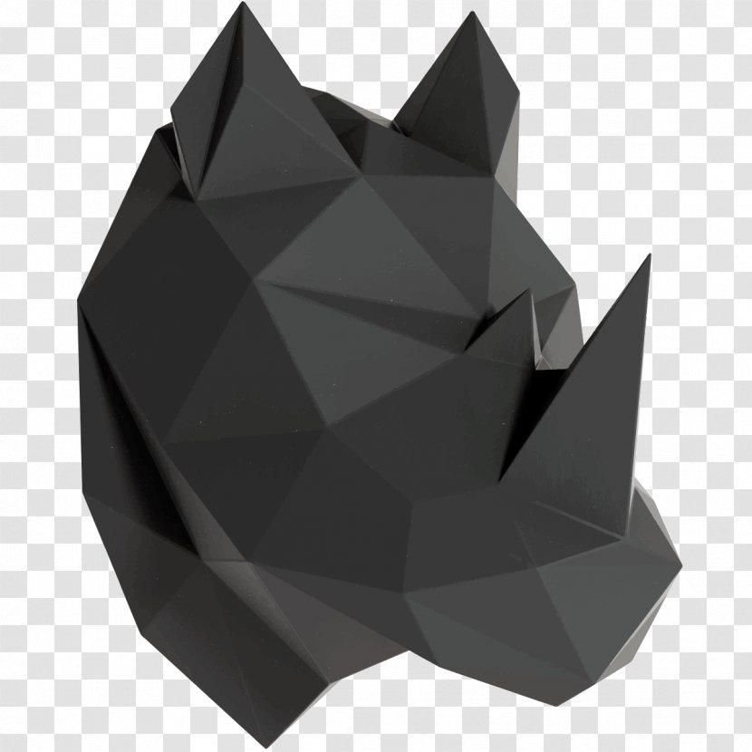 Rhinoceros Decal Sticker Origami - Design Transparent PNG