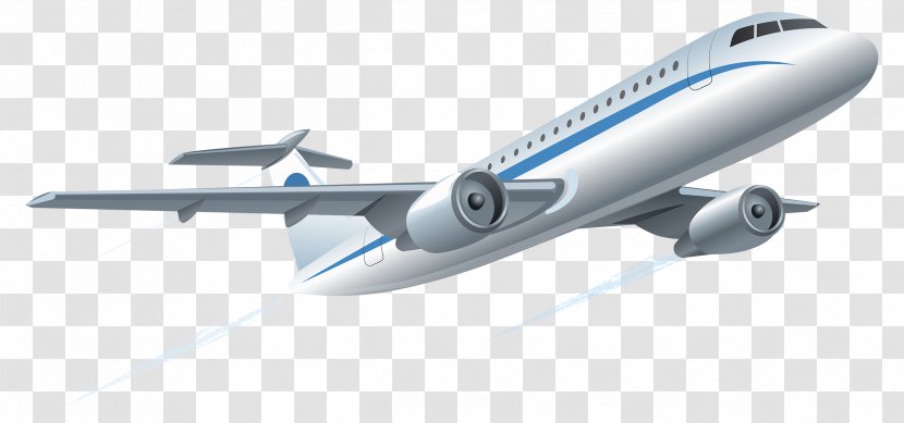 Airplane Aircraft Clip Art - Flight - Clipart Transparent PNG