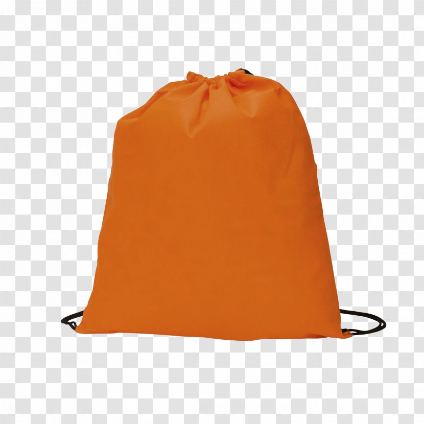 Textile Gunny Sack Cotton Bag Polyester - Orange Transparent PNG