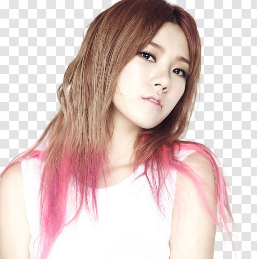 Lizzy After School Orange Caramel First Love A.S. Red & Blue - Cartoon - Watercolor Transparent PNG