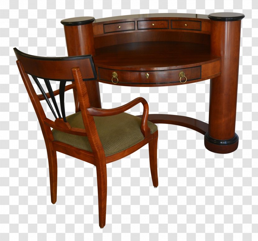 Table Secretary Desk Drawer Office & Chairs - Furniture - Mahogany Chair Transparent PNG