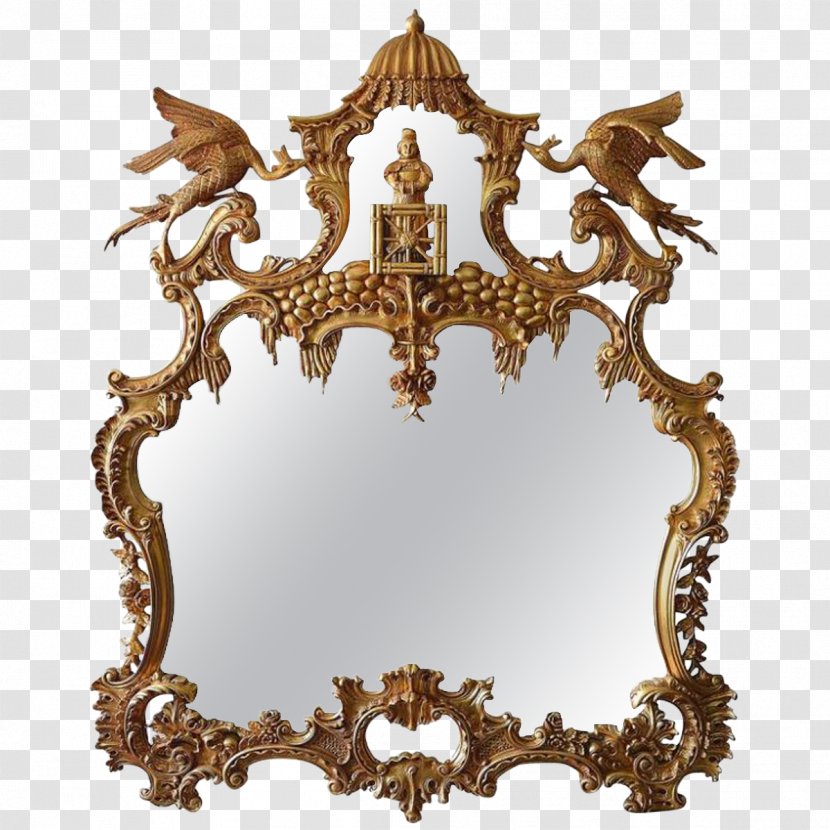 Mirror Fireplace Mantel Chinese Chippendale - Furniture Transparent PNG