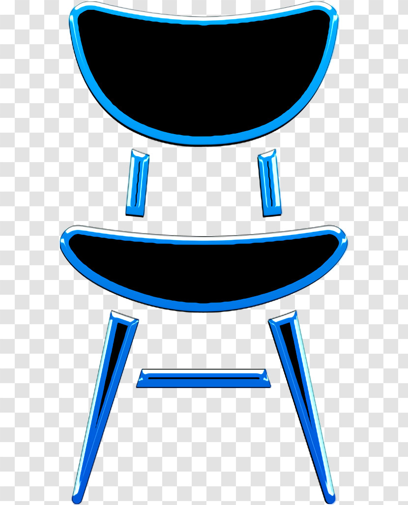 Fifties Icon Chair Icon Transparent PNG